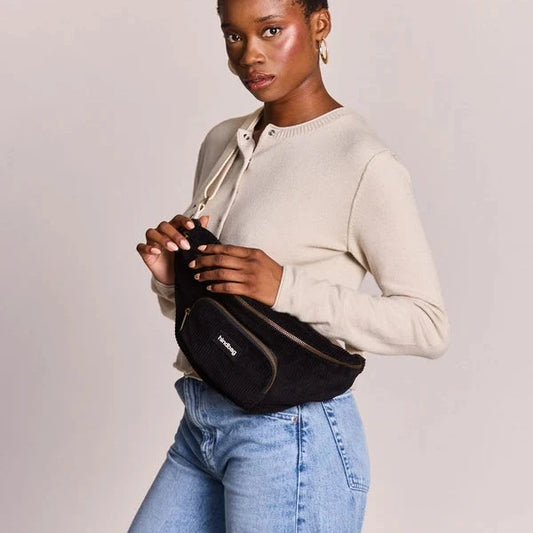Sofia Banana Bag XL - Velvet Black