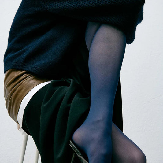Svea Tights 30 Denier - Dark Indigo