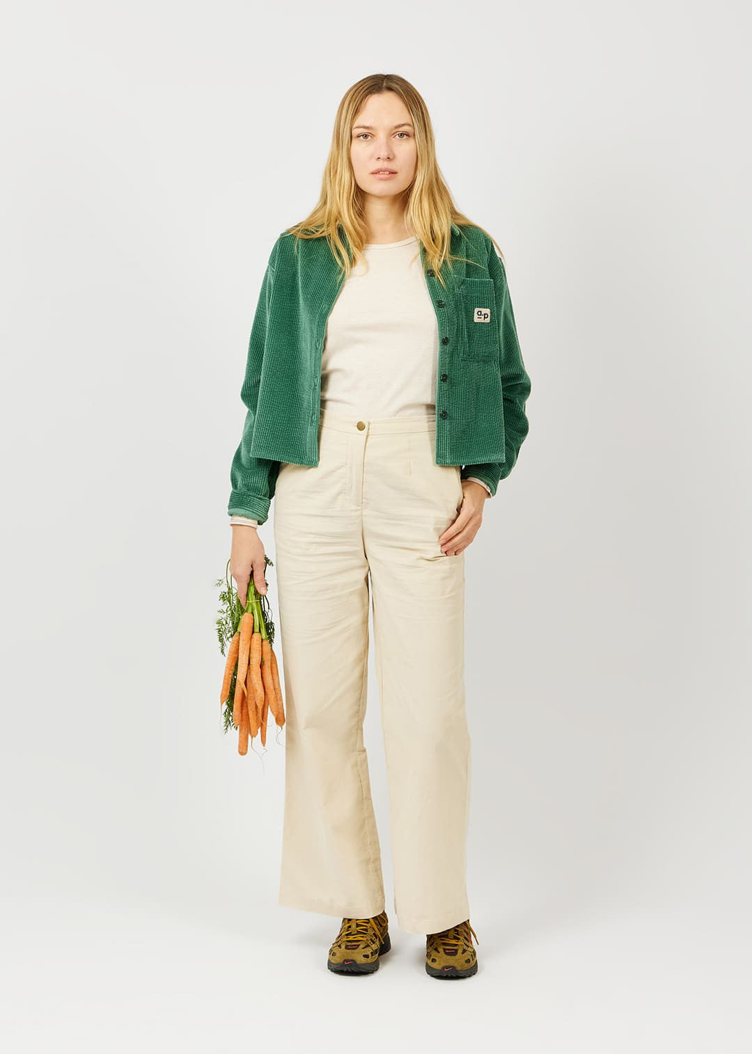 Overshirt Velours - Green