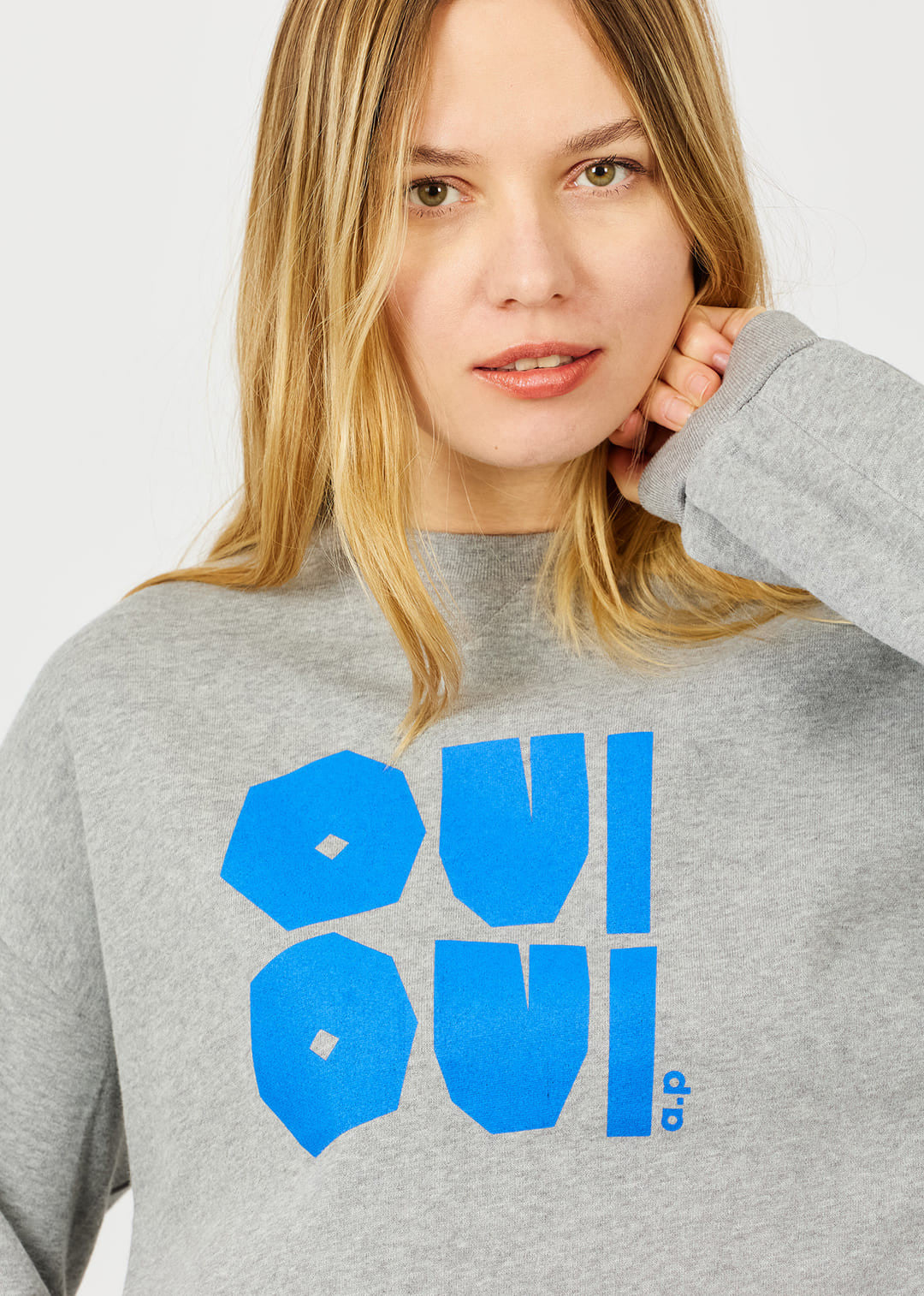Sweatshirt Oui Oui - Grey Melange