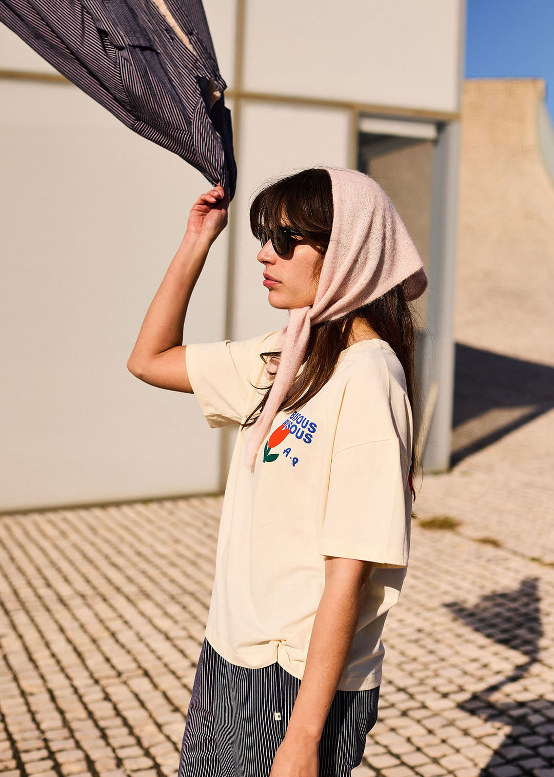 T-shirt Bisous Bisous - Ecru