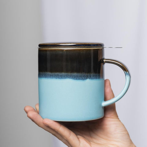 Tea Cup Industrial - Blue