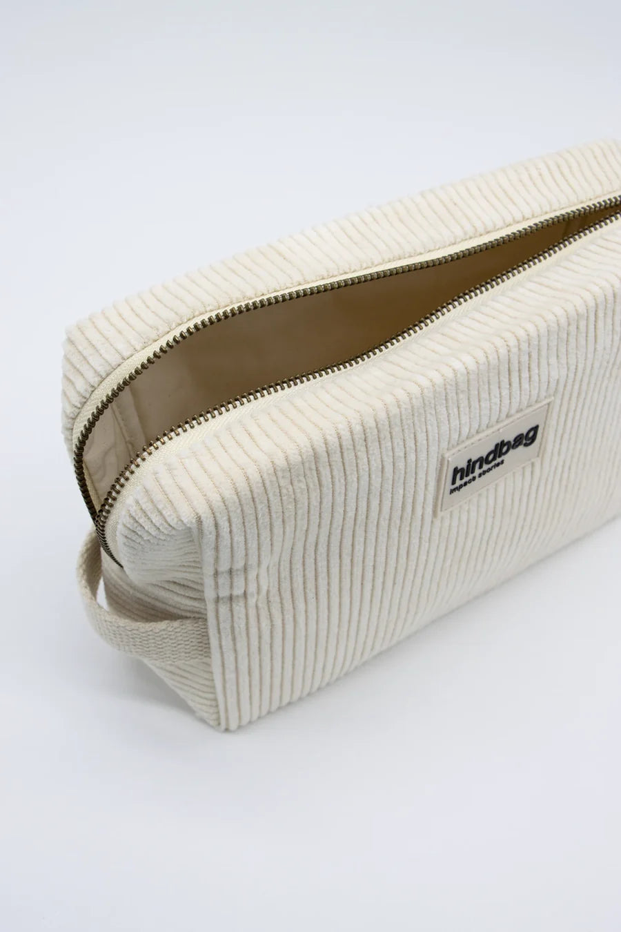 Leon Corduroy Toiletry Bag - Ecru