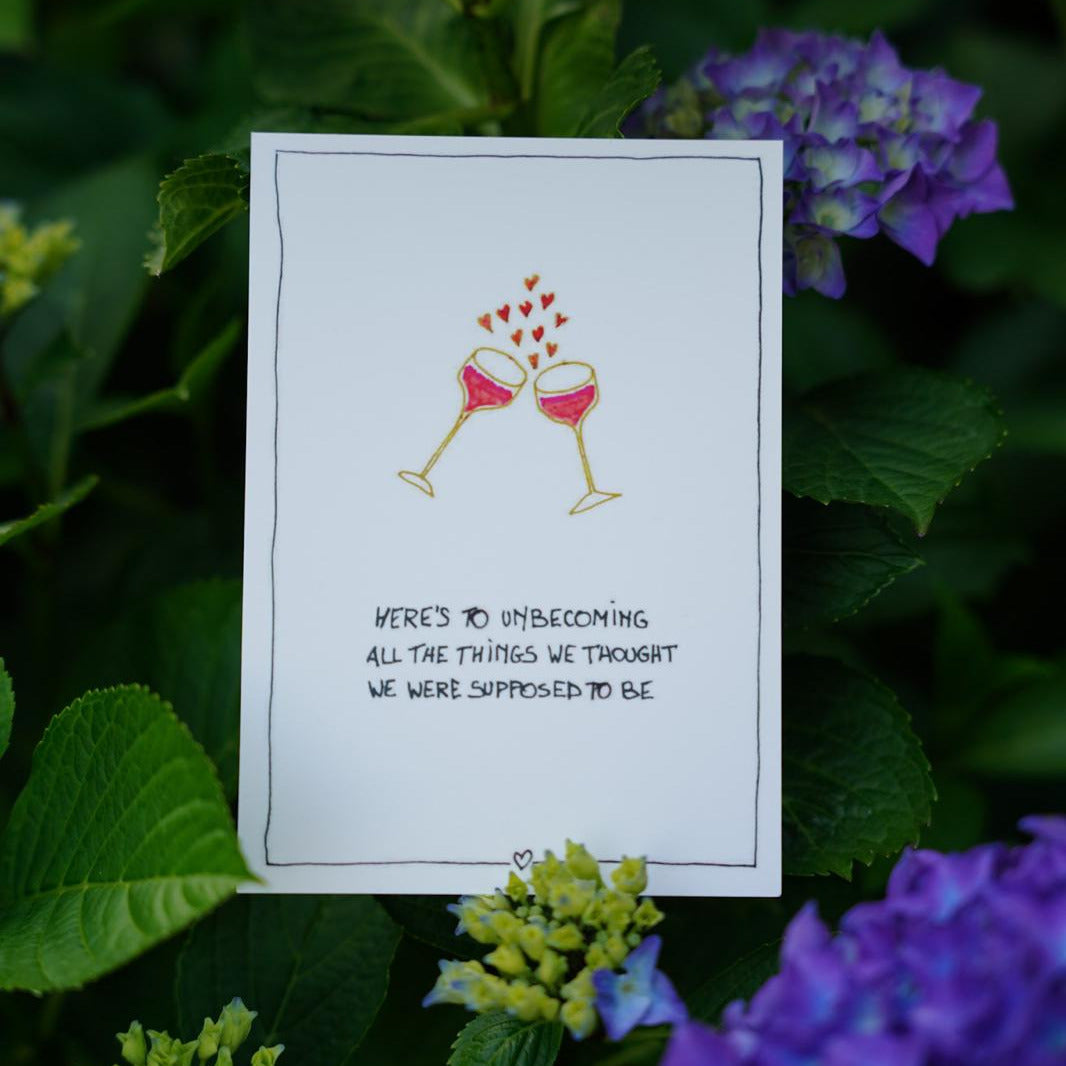 Emma Nieke Greeting Card - Unbecoming