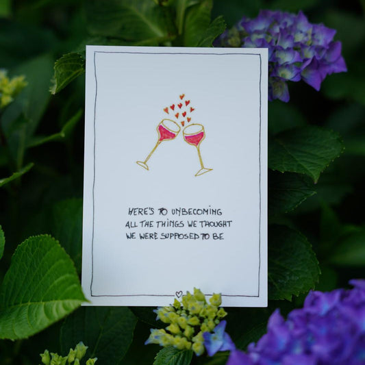 Emma Nieke Greeting Card - Unbecoming