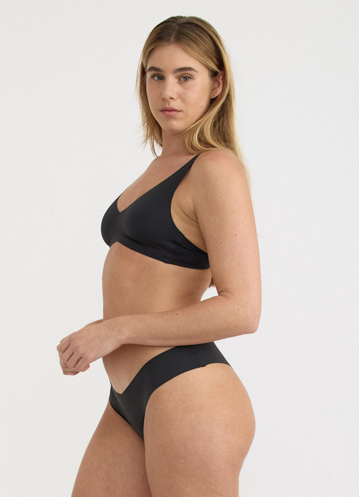 Bare Plunge Bralette - Black