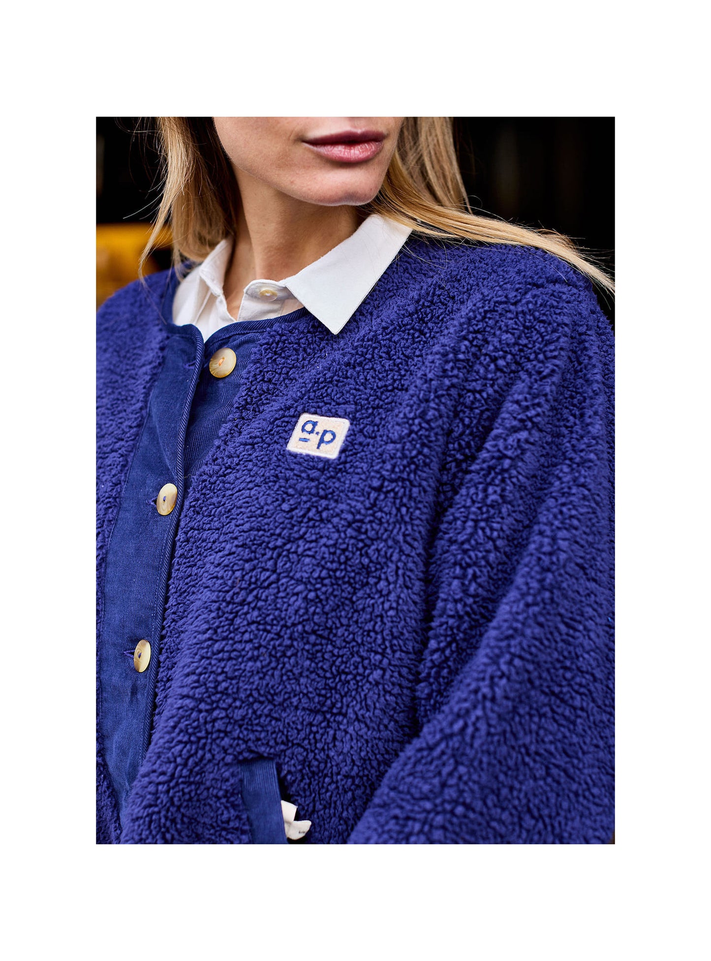 Reversible Sherpa Jacket - Navy