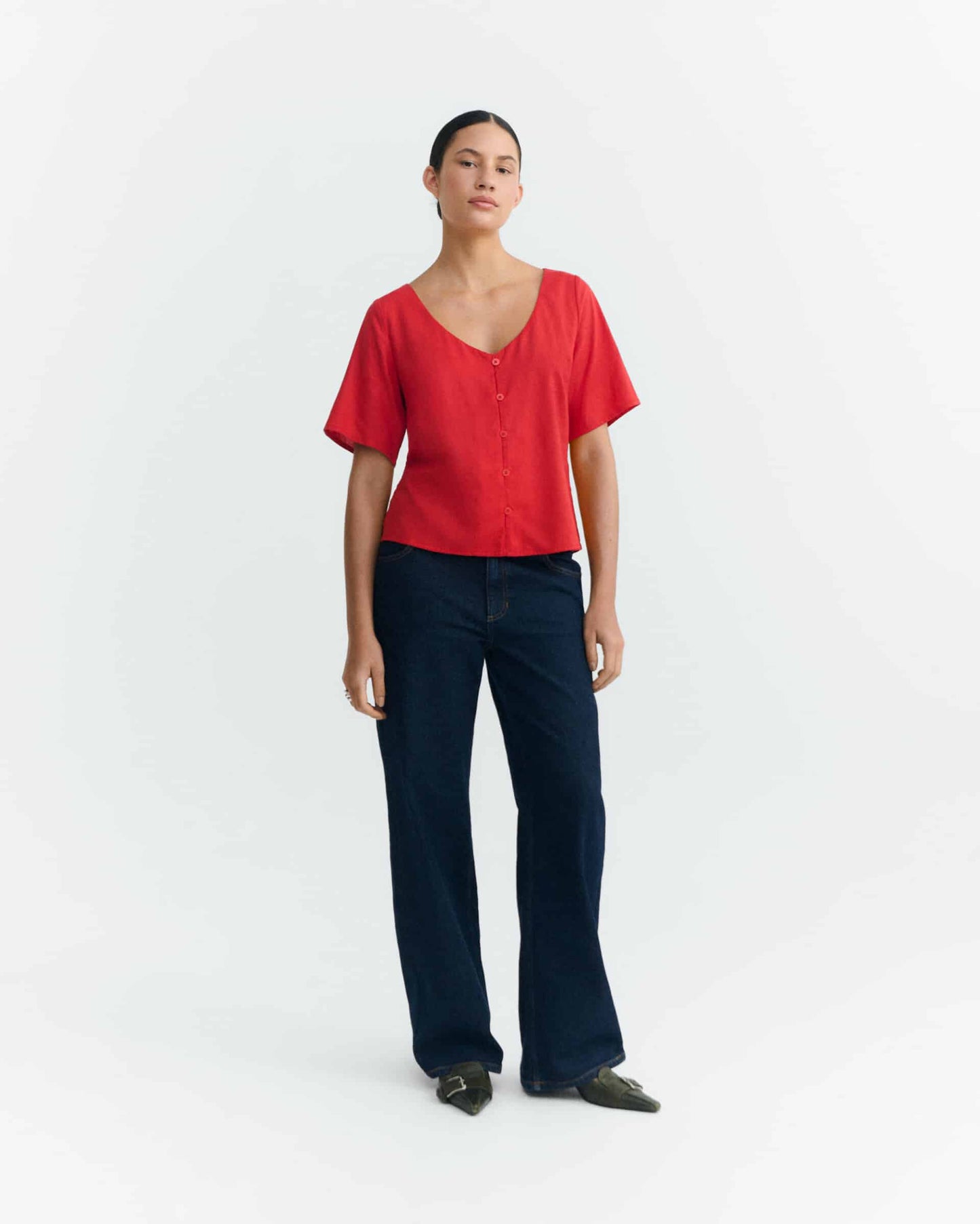 Leia Blouse - Clavel Hemp