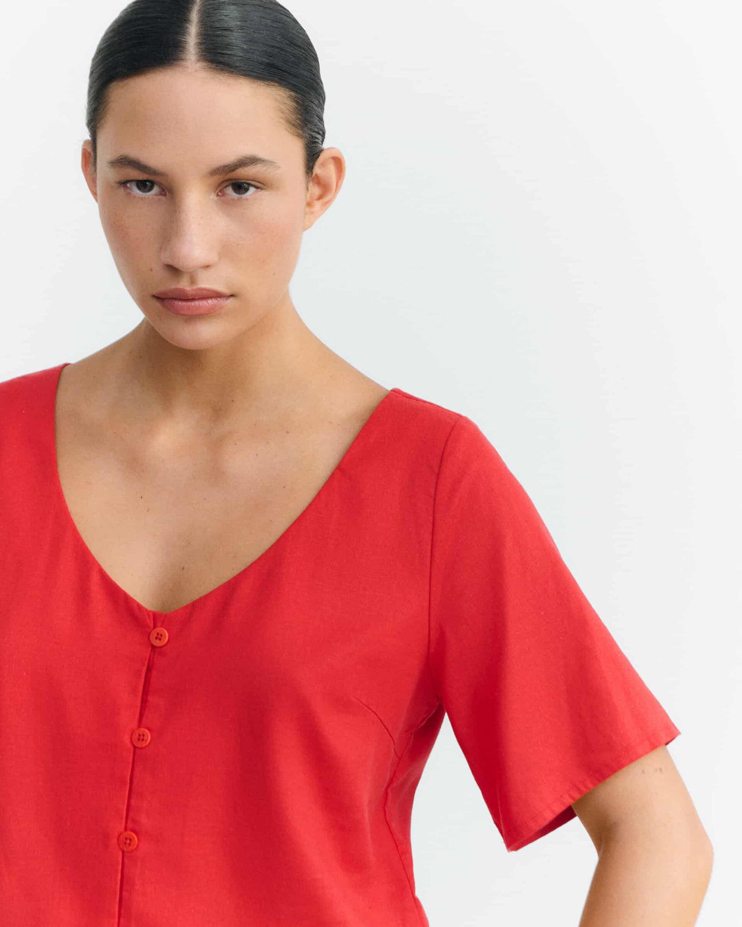 Leia Blouse - Clavel Hemp