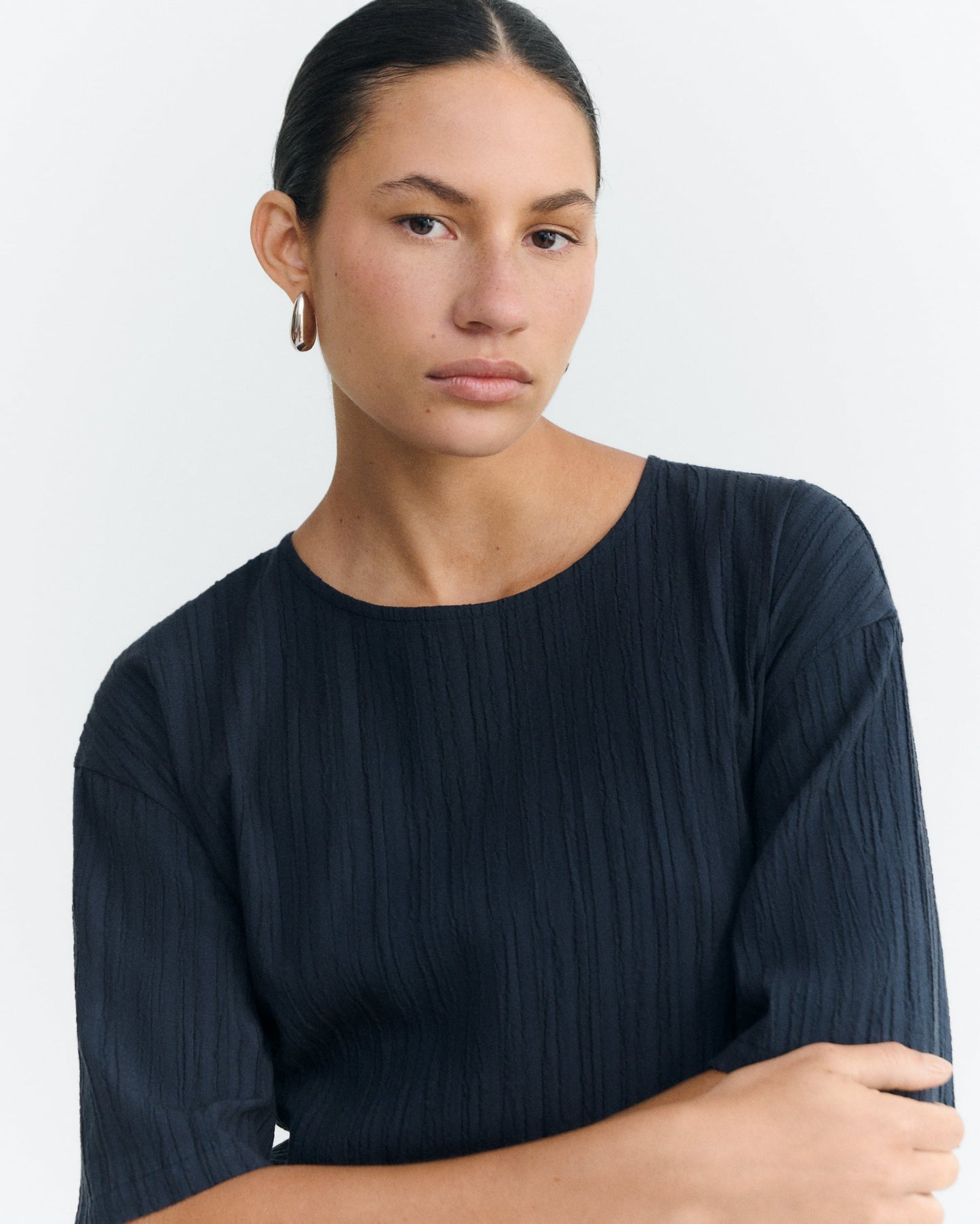 Kina Long Dress - Darkest Navy