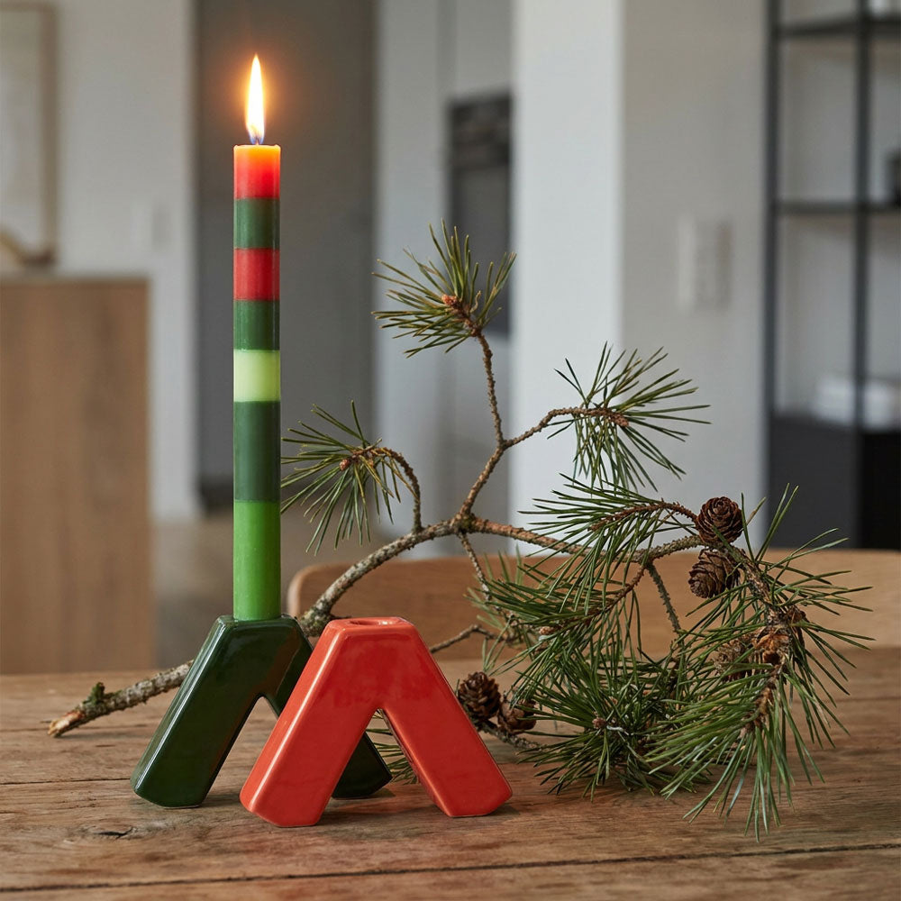 Candle Holder Whywhy - Poppy Red