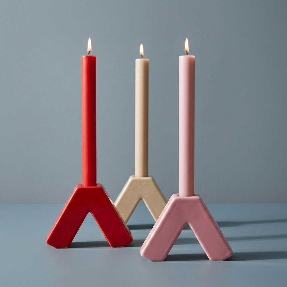 Candle Holder Whywhy - Powder Pink