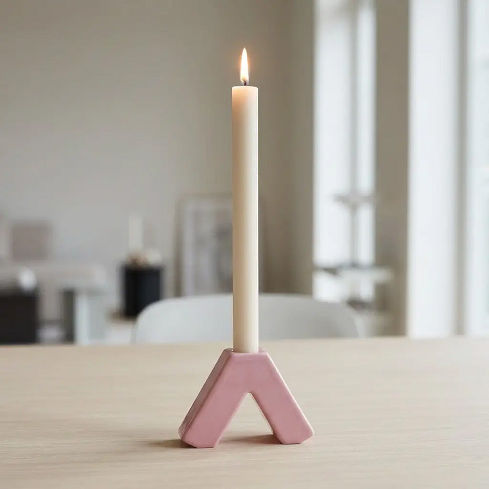 Candle Holder Whywhy - Powder Pink