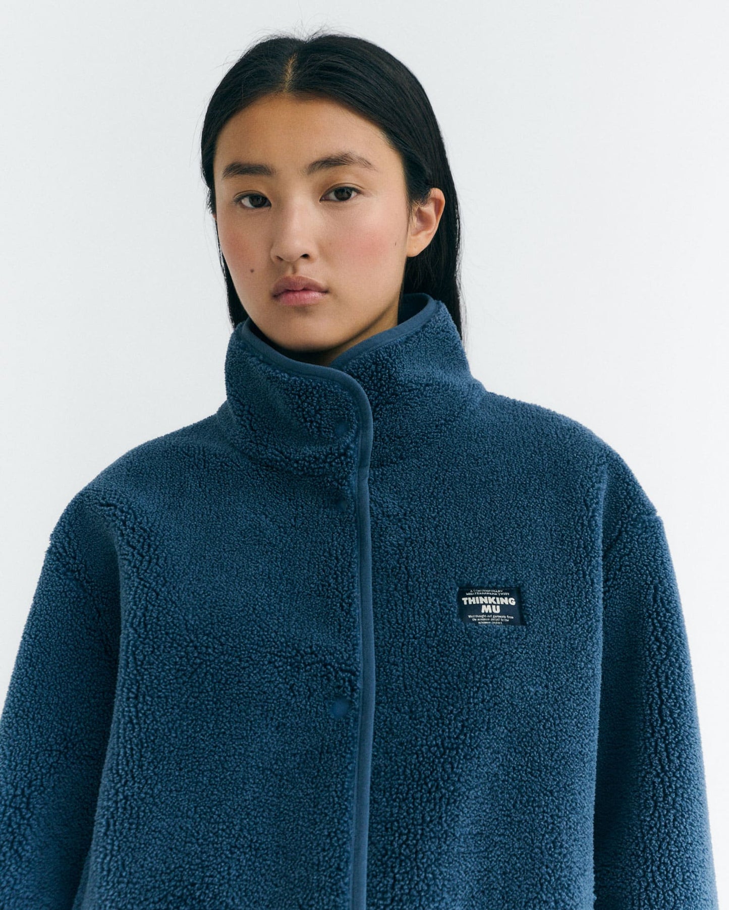Kourtney Fleece Jacket - Blue