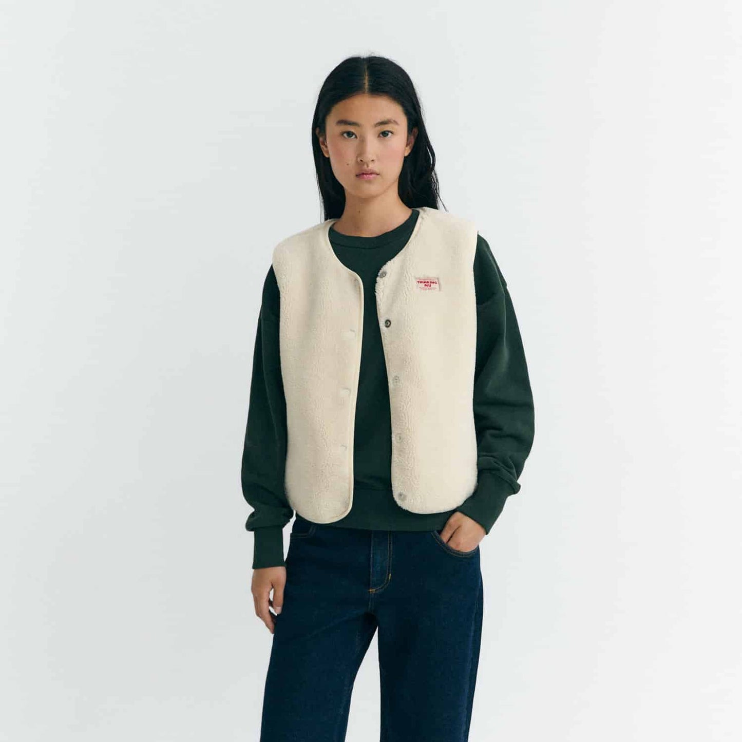 LAST ONE in L - Jay Vest - Ivory