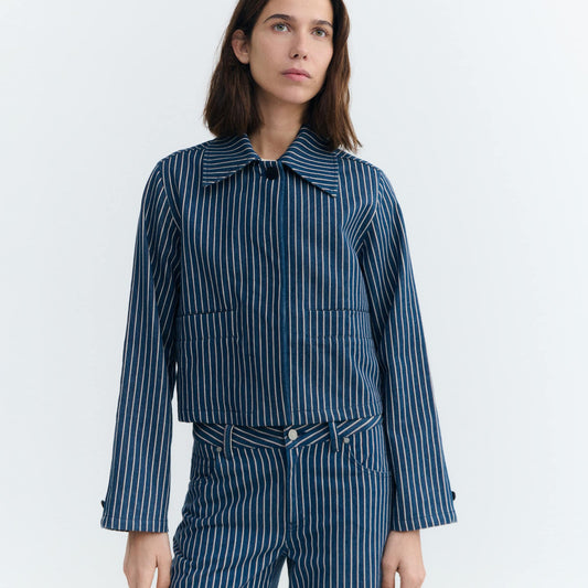Astrid Jacket - Railway Stripes