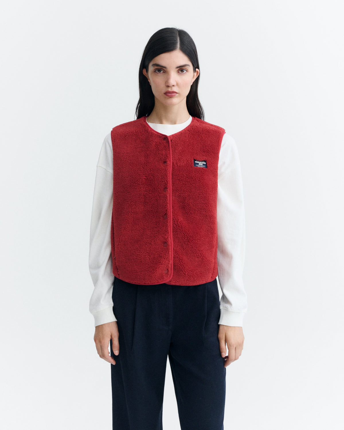 Jay Vest - Pale Red