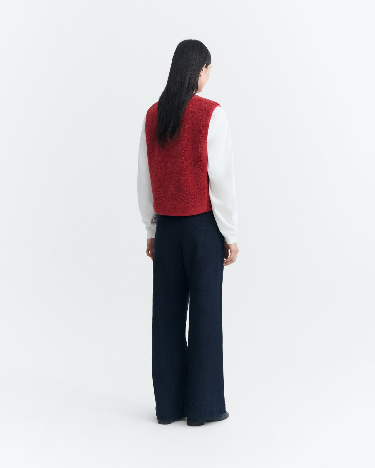 Jay Vest - Pale Red