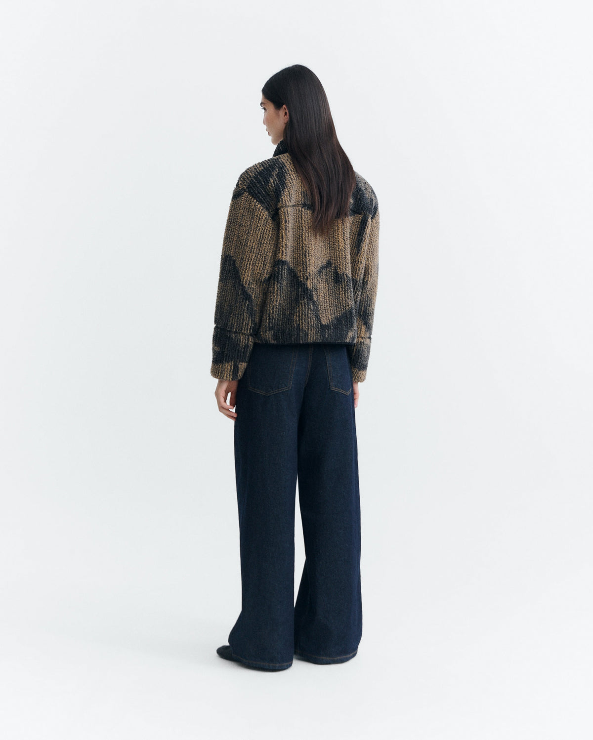 Kendra Teddy Jacket - Lotus Brown