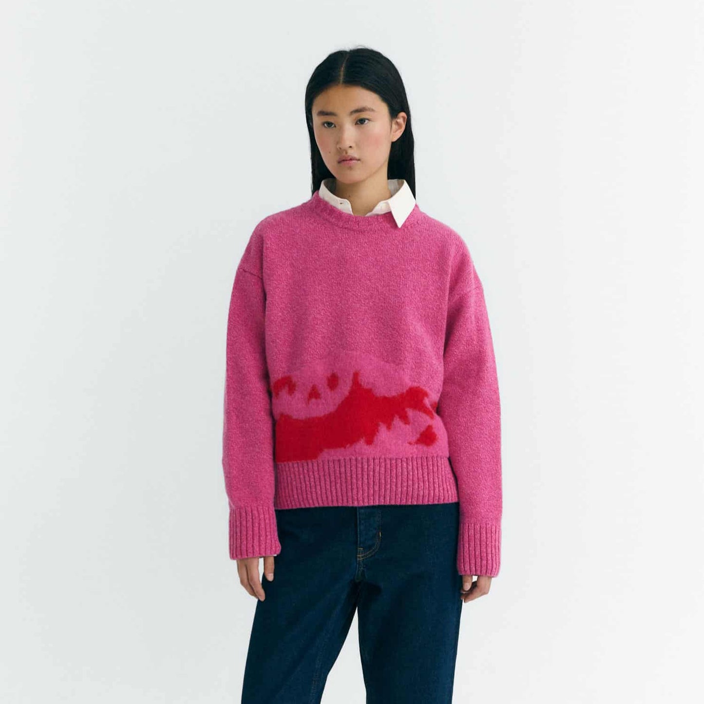 Petra Knitted Sweater - Pink