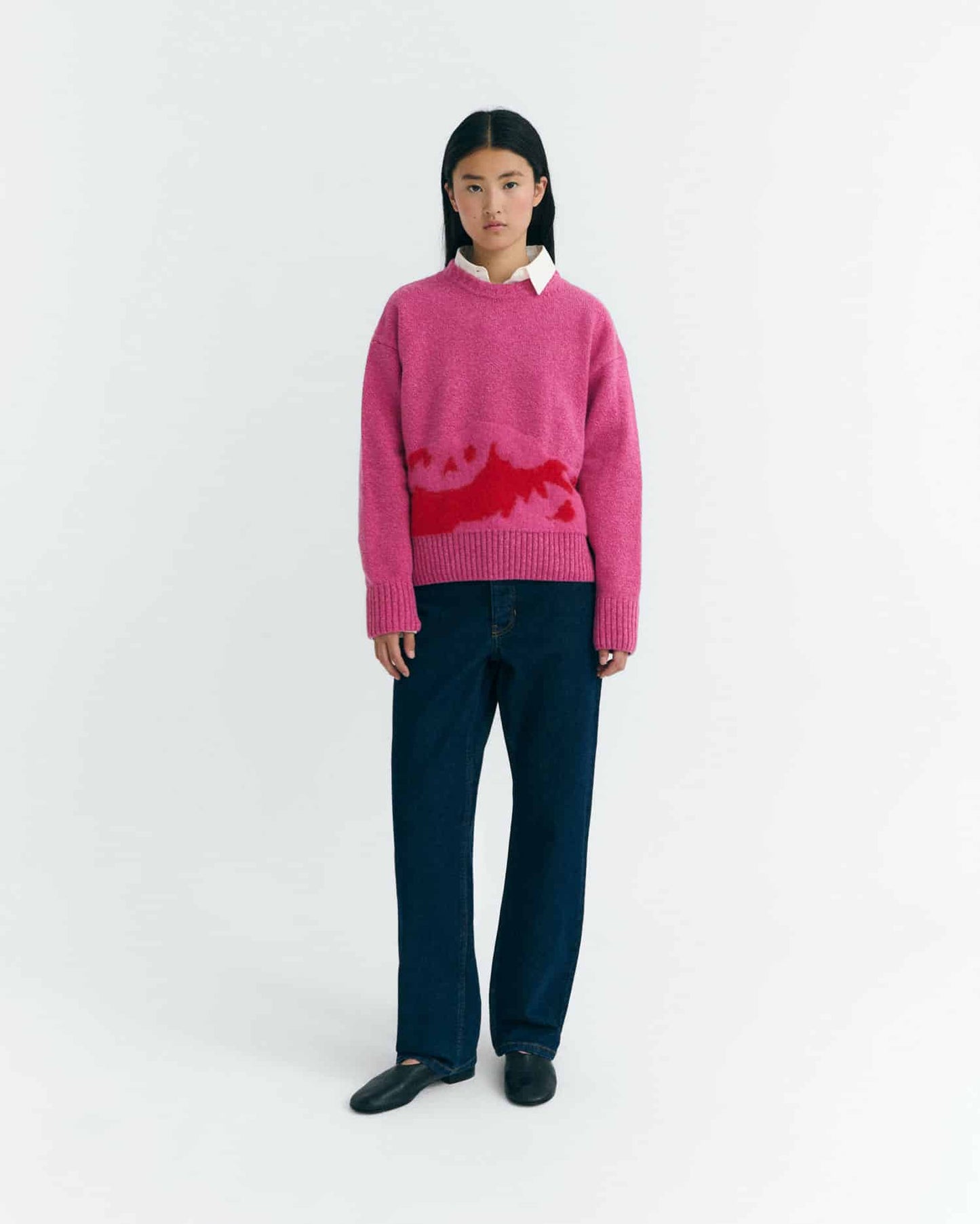 Petra Knitted Sweater - Pink