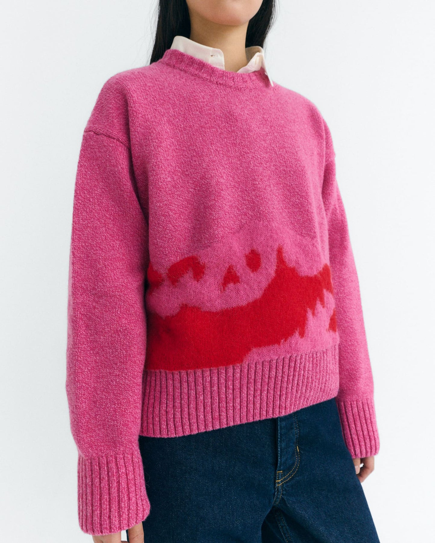 Petra Knitted Sweater - Pink