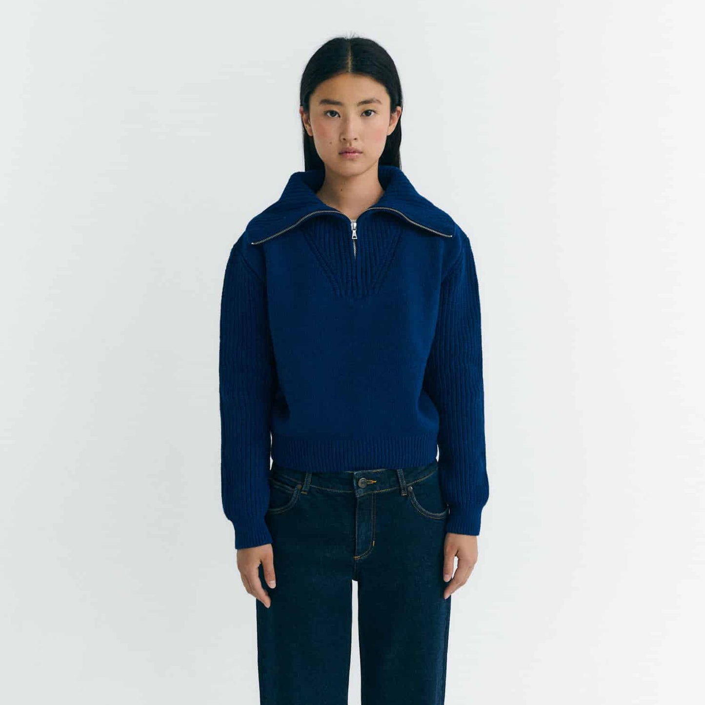 Tanit Knitted Sweater - Indigo