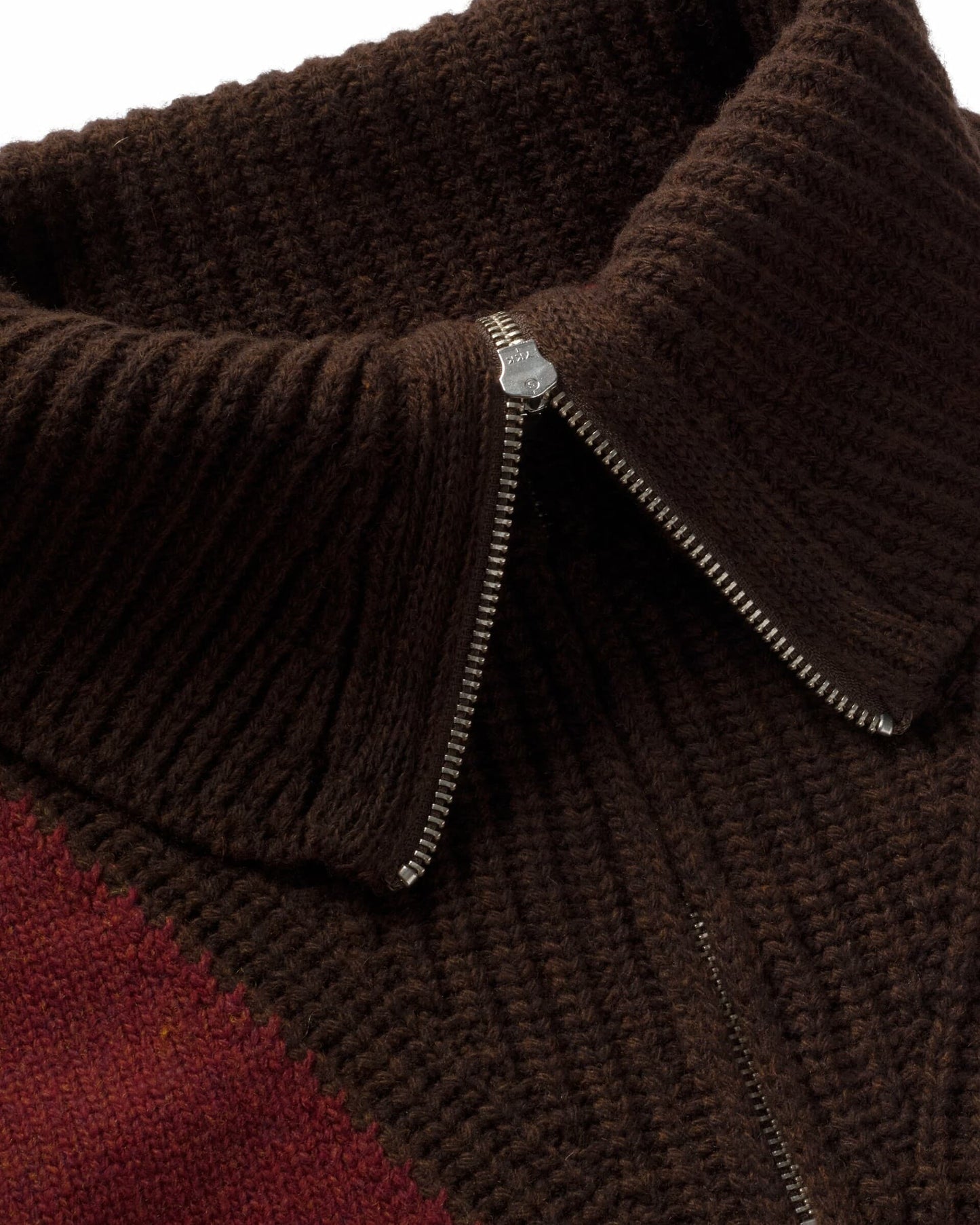 Thanit Knitted Sweater - Brown Block