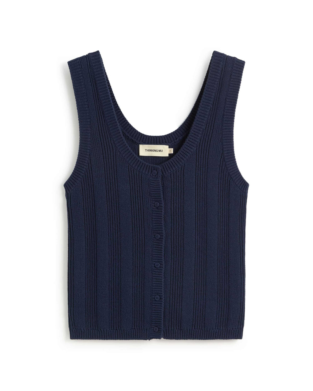 Salma Knitted Vest - Navy