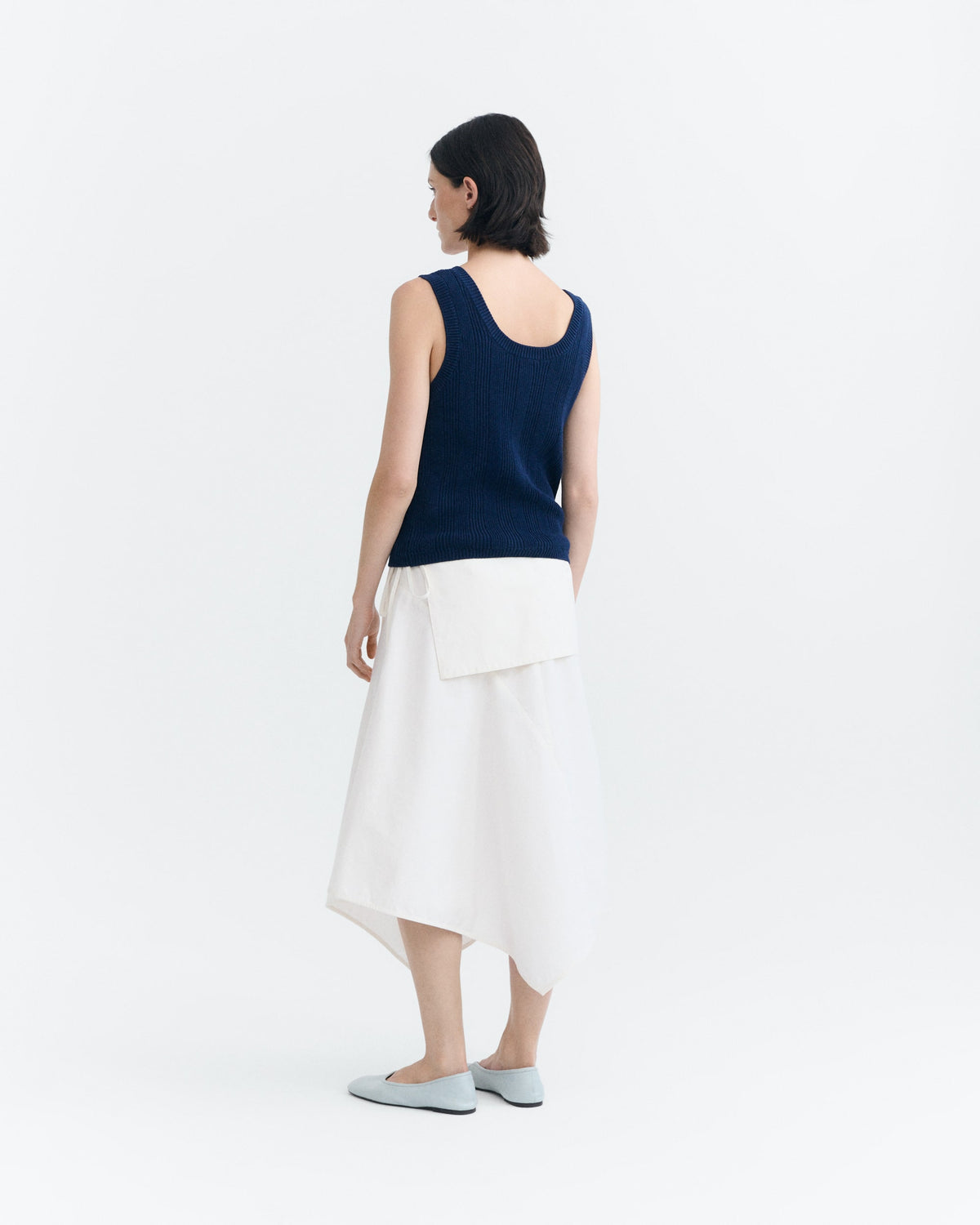 Salma Knitted Vest - Navy