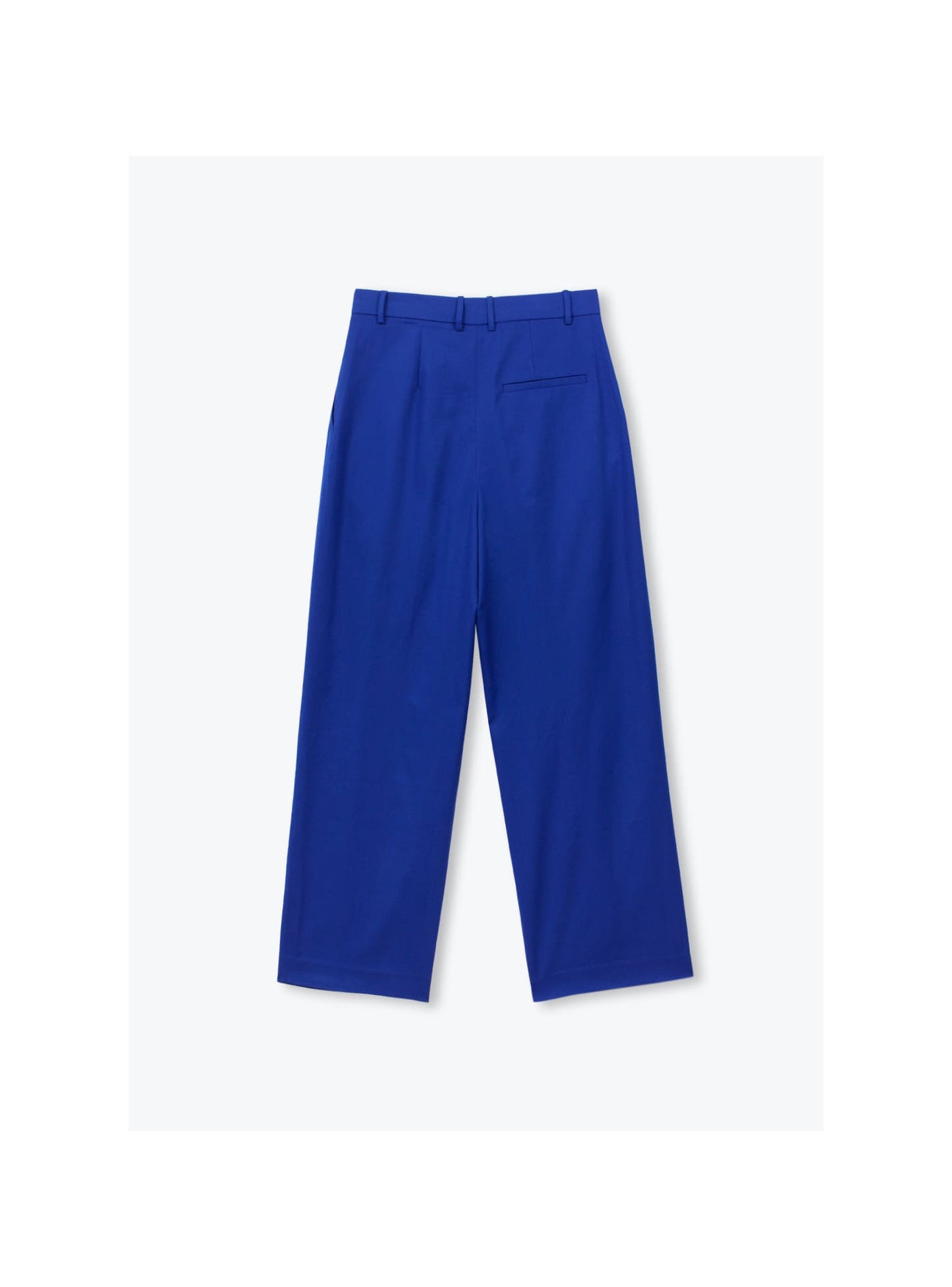 Pleated Trousers -  Cobalt