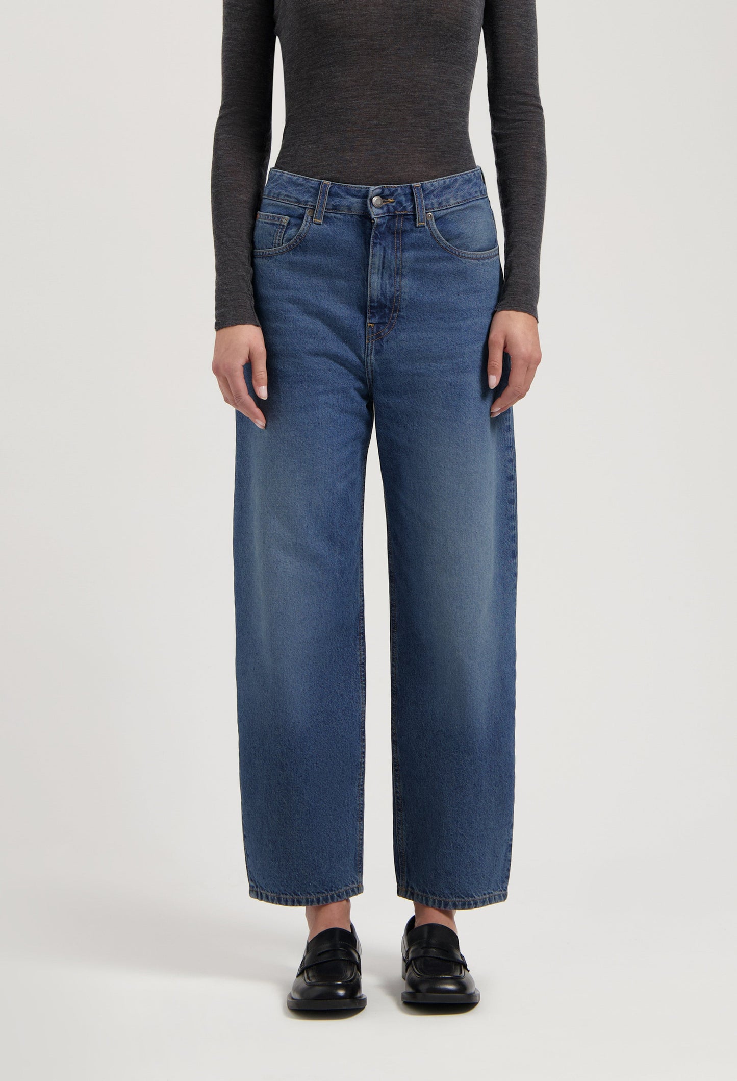 Brooke High Barrel - Rustic Blue