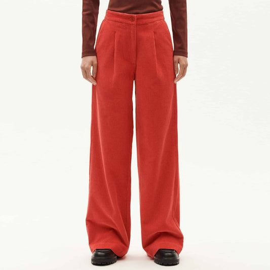 LAST ONE in 38 - Manolita Corduroy Pants - Goji