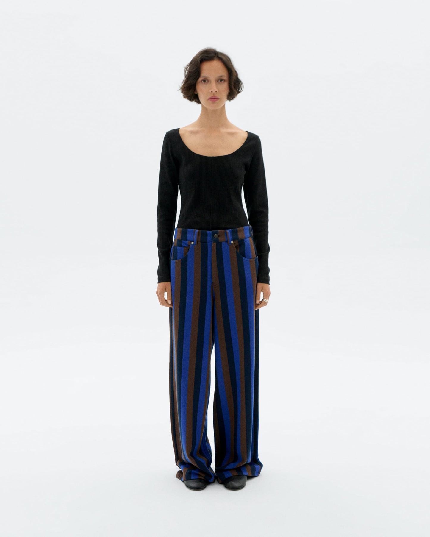 Totenham Blanket Hedda Pants - Blue/Brown