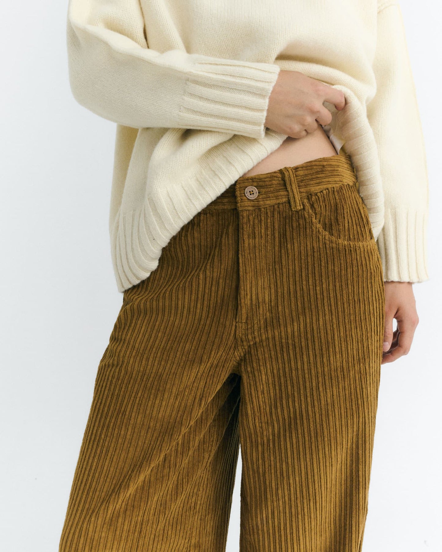 Corduroy Hedda Pants - Light Oak