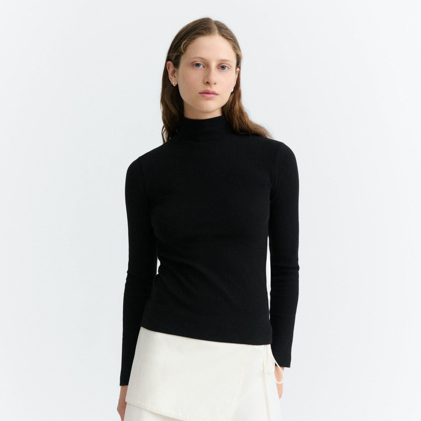 Aine Rib Longsleeve - Black