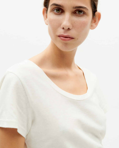 Regina Hemp T-Shirt - Ivory