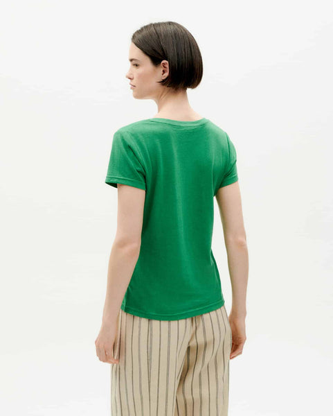 Regina Hemp T-Shirt - Clover Green