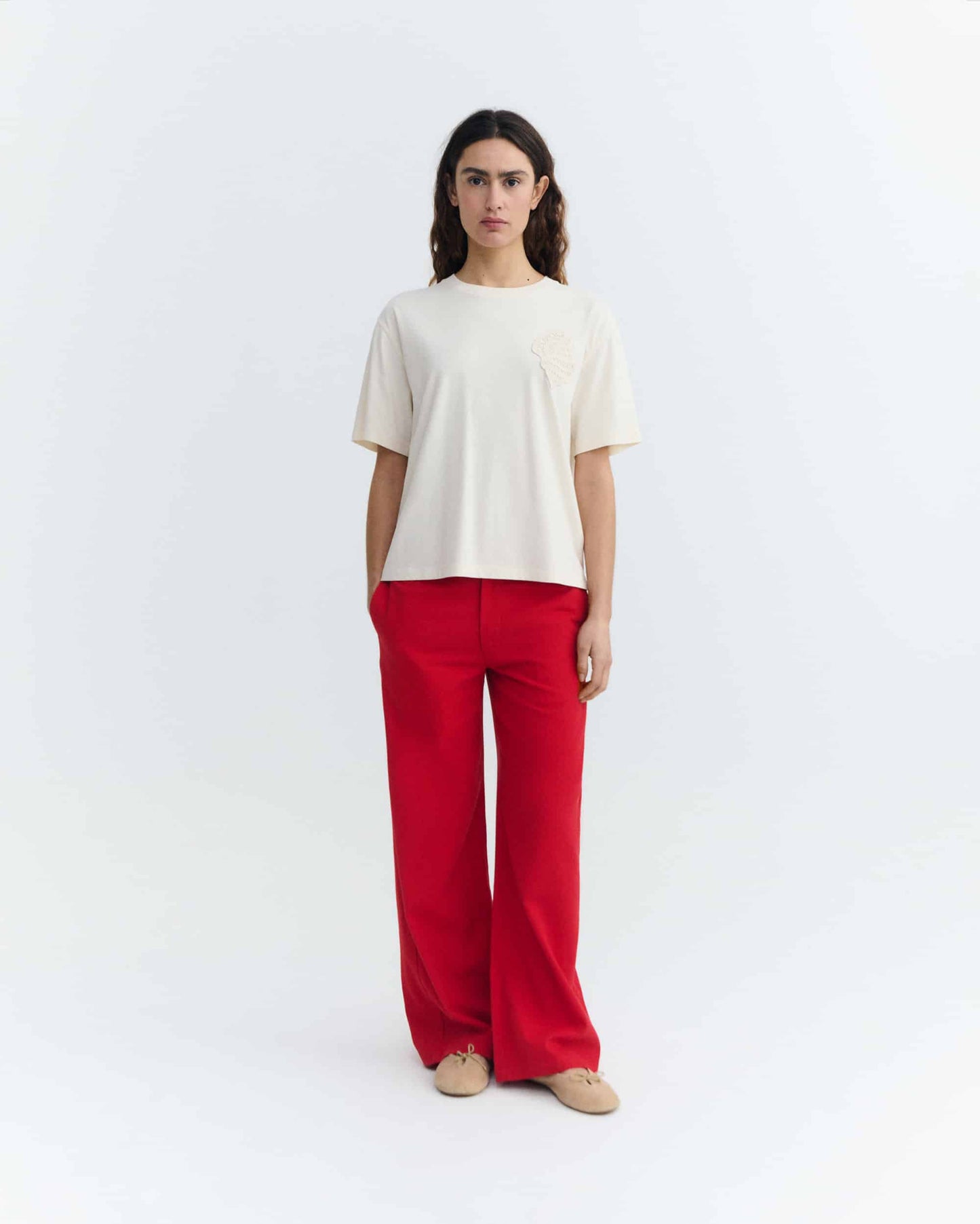 Lucia Shell Tee - Pannacota