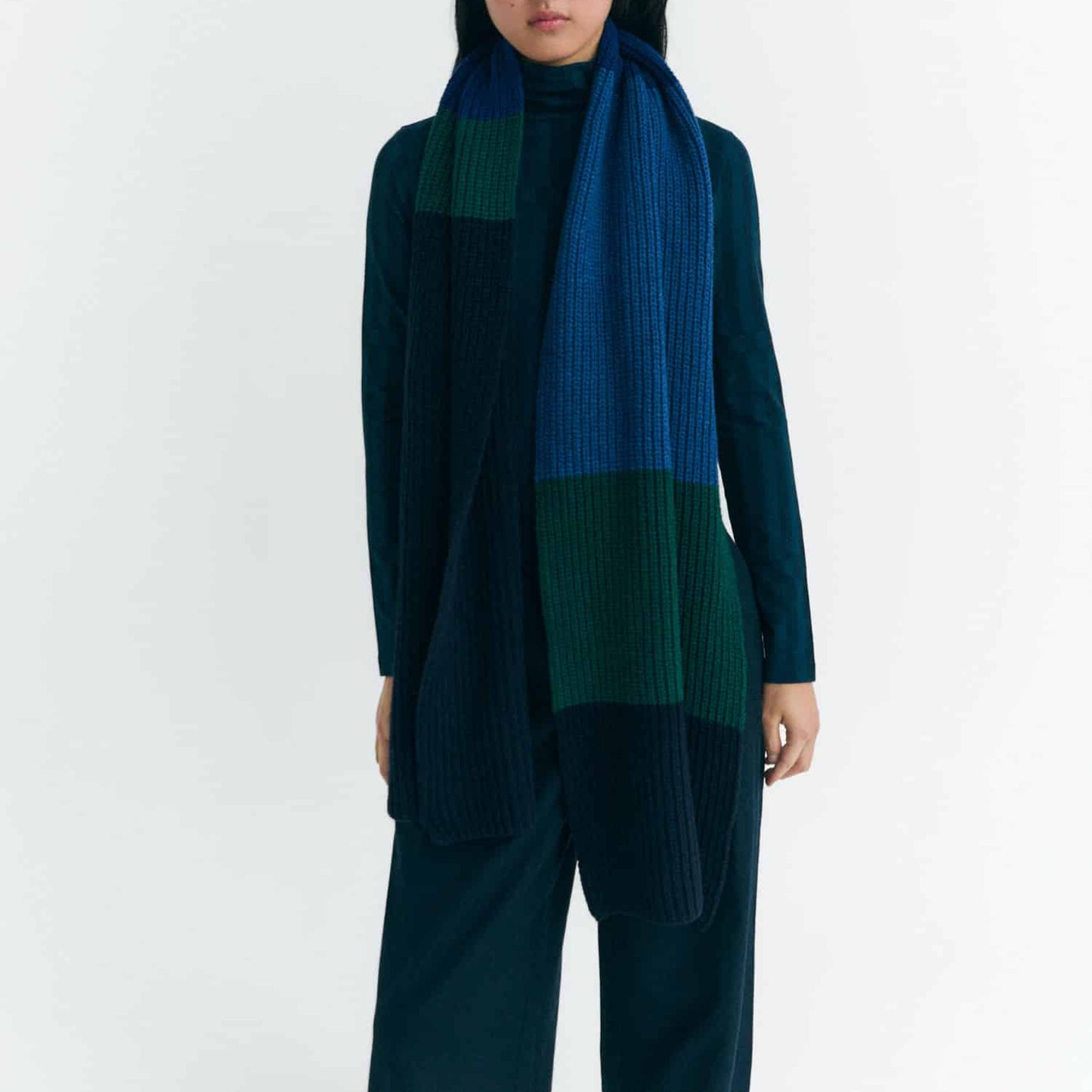 Ghede Knitted Scarf - Moraine