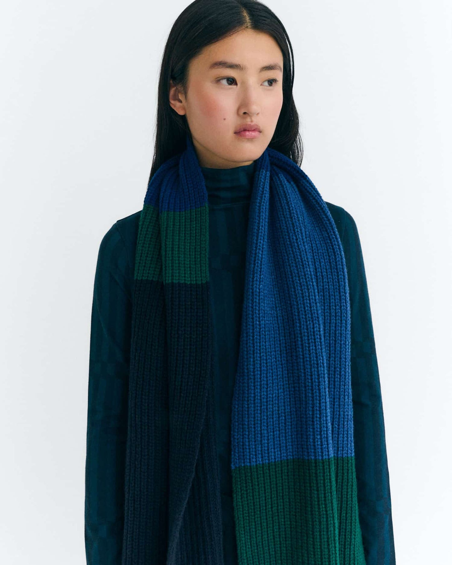 Ghede Knitted Scarf - Moraine