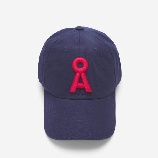 Yenaas Logaa Cap - Tinted Navy/Scarlet Red