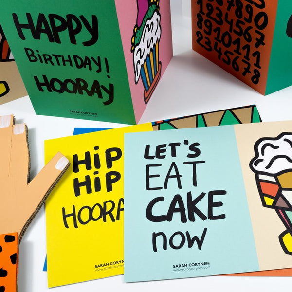 Sarah Corynen Greeting Card - Let's Eat Cake Now