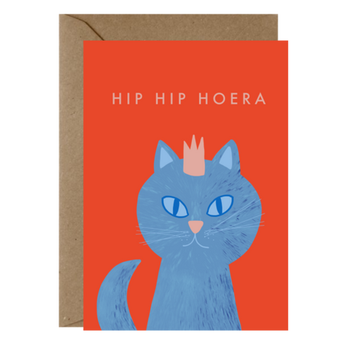 Ema Tudose Greeting Card - Hip Hip Cat
