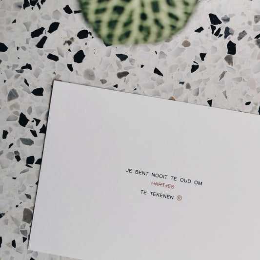 Ruth Van de steene Card #50 - Hartjes