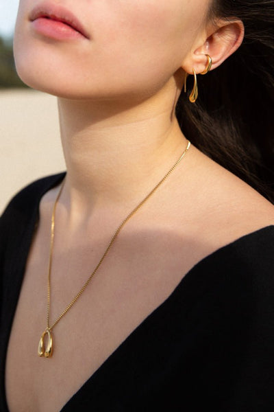 Bandhu Melt Earrings - Gold