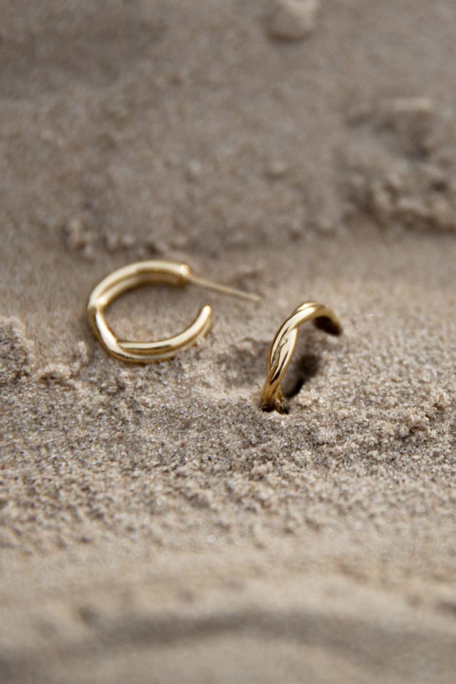 Bandhu Twine Earrings - Gold