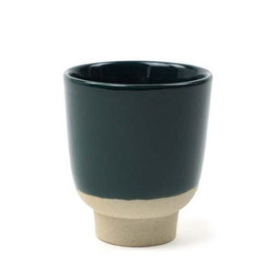 Kinta Ceramic Cup Rutunda M - Dotted Clay Sea Blue