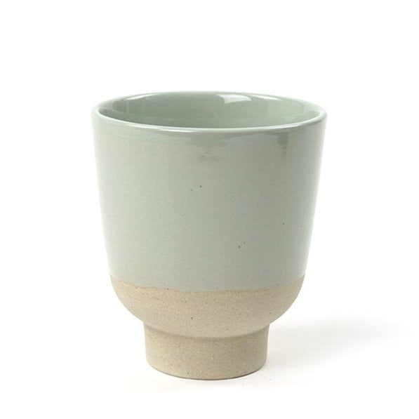 Kinta Ceramic Cup Rutunda M - Dotted Clay Mint