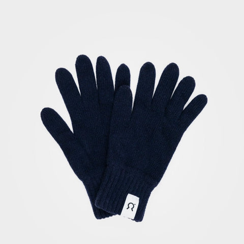 Recycled Cashmere Gloves Anita - Blue Mora
